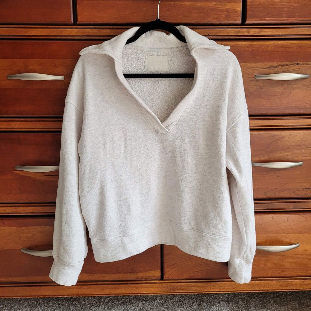 EUC Citizens of Humanity Rosalia Oversized Cotton Polo Pullover (Size XS)